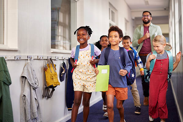 Kids at school